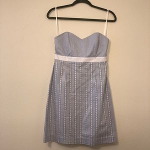 Vineyard Vines sweetheart strapless anchor dress